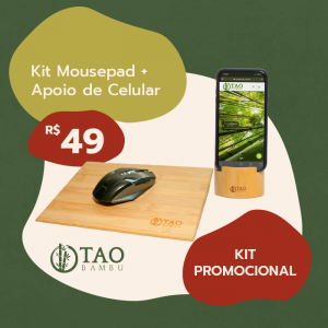 Kit Mousepad + Apoio de Celular