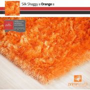 Tapete Silk Shaggy Orange, Laranja, Fio de Seda 40mm 3,00 x 4,00m
