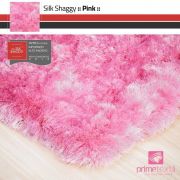 Tapete Silk Shaggy Pink, Rosa, Fio de Seda 40mm 1,50 x 2,00m