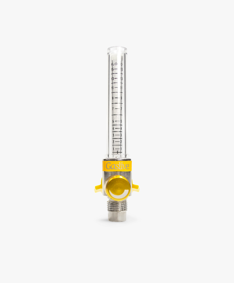 Fluxômetro para Ar Comprimido Vazão de 0 a 15 L/Min - Gaslive  - CPAPSTORE
