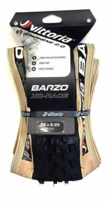 2 Pneus Vittoria Barzo Xc Race 29x2.25 Grafeno Tubeless