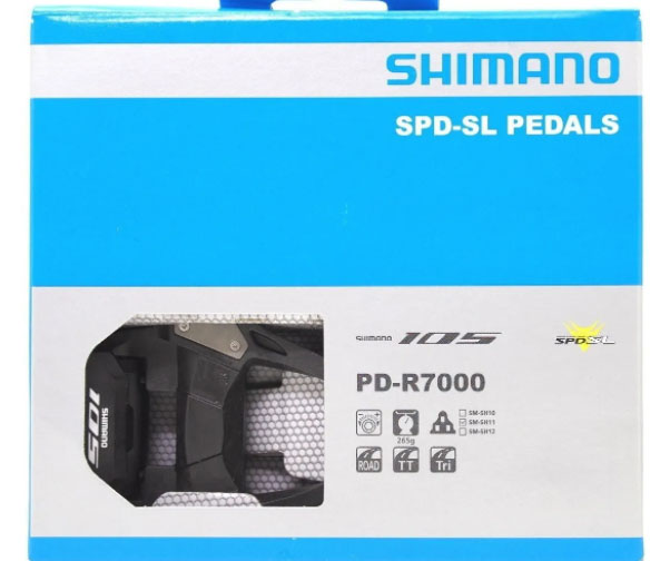 Pedal Shimano 105 Pd-r7000 Carbono Speed + Tacos