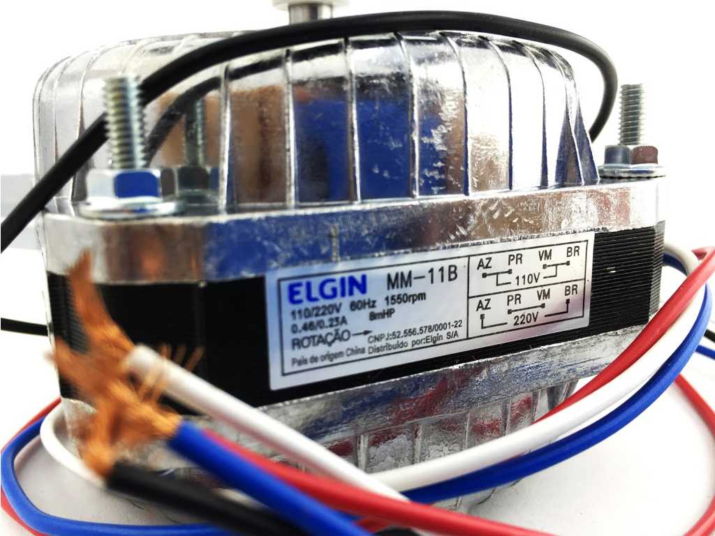 Micro Motor Ventilador 1/40  Elgin Bivolt