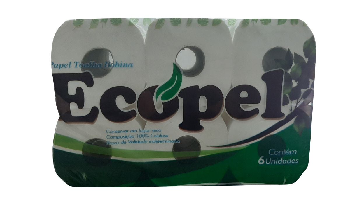 Papel Toalha Bobina Ecopel Premium 6x150 (Prospack)