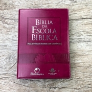 Bíblia da Escola Bíblica - Púrpura Nobre