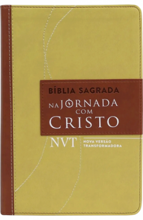 Bíblia NVT Na jornada com Cristo  Marrom