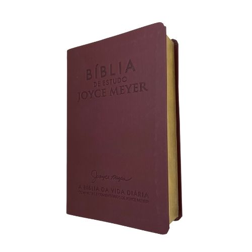Bíblia de Estudo Joyce Meyer - Letra Grande - Bordo