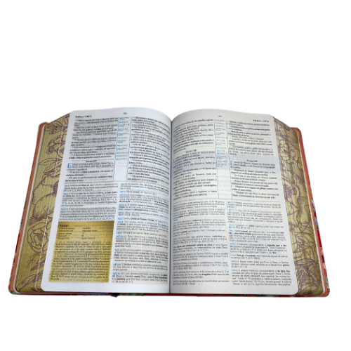 Bíblia King James 1611 Com Estudo Holman BKJ Feminina Floral - 6ª edição