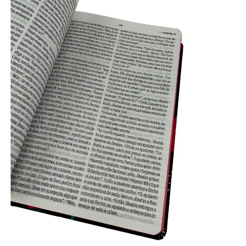 Bíblia NVT Letra Grande - Palavras de Jesus em Vermelho - Capa Dura Floral