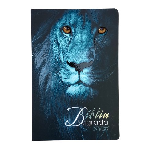 Bíblia Sagrada Leão Azul - NVI - letra normal