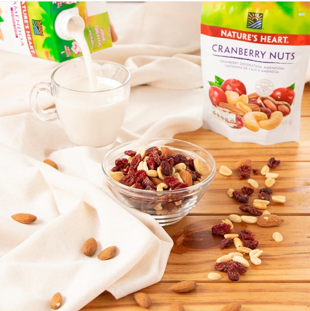 SNACK CRANBERRY NUTS 65G - NATURE'S HEART