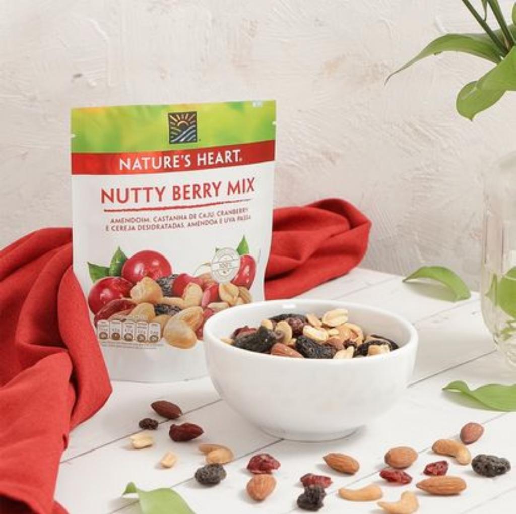 SNACK NUTTY BERRY MIX 65G - NATURE'S HEART