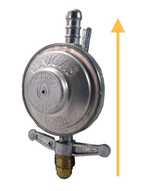Regulador de Gás VINIGÁS - 1kg/h - Doméstico - GLP - Ref. 02086