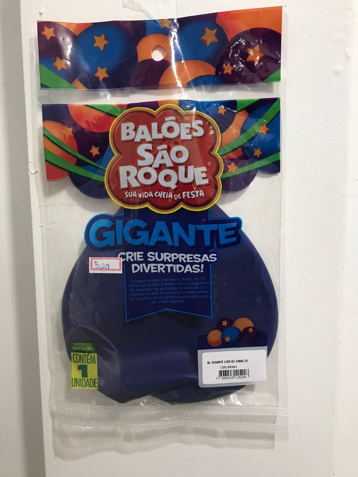 Balão Gigante azul marinho- 01 Unidade - São Roque