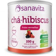 Chá De Hibiscus - Frutas Vermelhas - 200 g Sanavita
