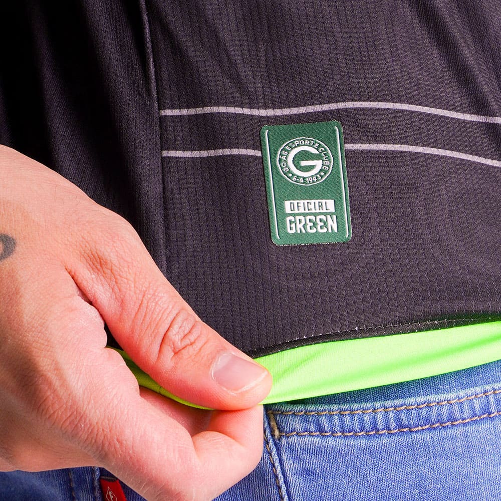 Camisa Oficial Goiás Green Goleiro 2022 Preta