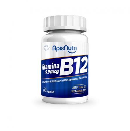 Vitamina B12 9,9mcg 60caps Apisnutri