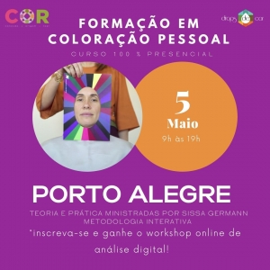 Curso de Formação em Coloração Pessoal - Porto Alegre