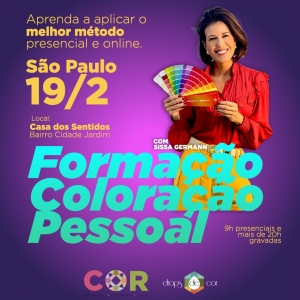 Curso de Formação em Coloração Pessoal - São Paulo