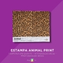 Drapes de Contraste de Estampas Animal Print