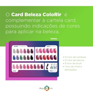 Kit Card Beleza ColoRir
