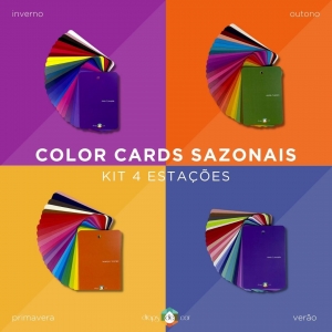 Kit Color Cards - 4 Estações