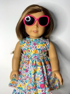 Óculos Escuro para American Girl ou Our Generation (0004)