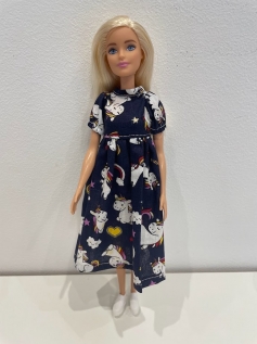 Vestido para boneca Barbie 0001