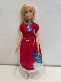 Vestido para boneca Barbie 0004