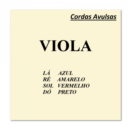 Cordas Avulsas Mauro Calixto para Viola de Arco