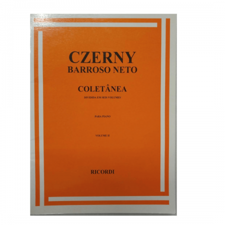 CZERNY - Coletânea para Piano - Barrozo Neto - Volume 2 - RB0032