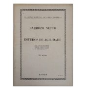 ESTUDOS DE AGILIDADE - Coleção Didática de Obras Mestras - Piano - Barrozo Netto - RB0037