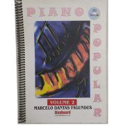 Piano Popular Método Prático Volume 2 - Marcelo Dantas Fagundes - Com Cd