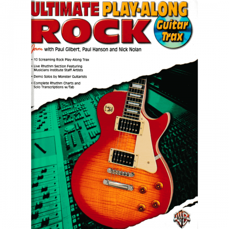 Ultimate Play Along Rock Guitar Trax Jam With Paul Gilbert, Paul Hanson and Nick Nolan CPM0001ACD