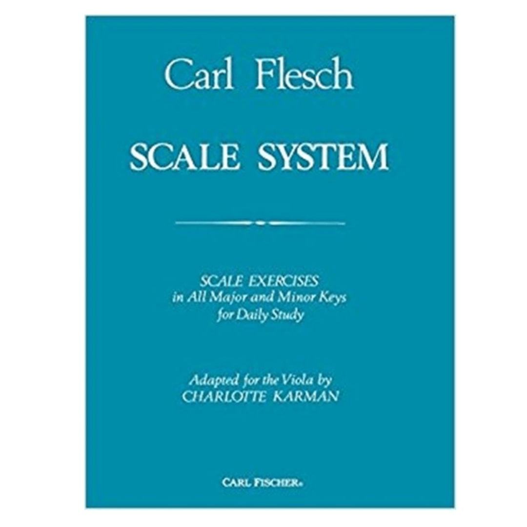 Carl Flesch Scale System Exercícios de escala em todas as chaves principais - Viola 02921