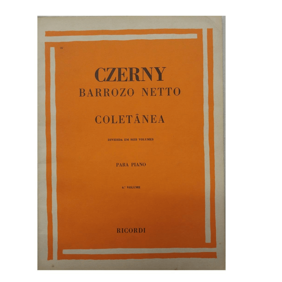 CZERNY - Coletânea - Volume 6 - 32 Estudos - Barrozo Netto - RB0036