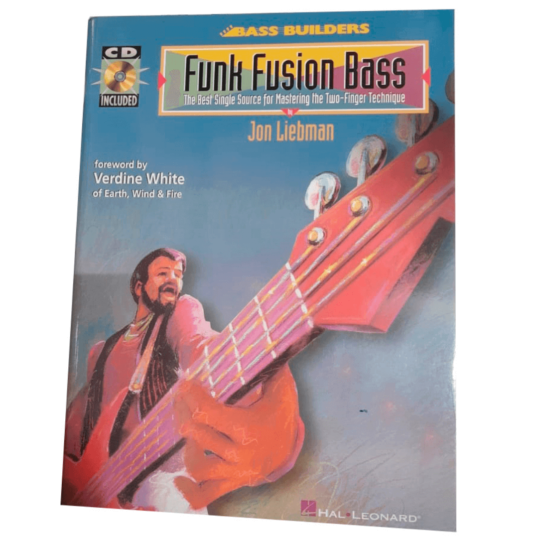 Funk Fusion Bass com CD - Jon Liebman For Bass - HL00696553