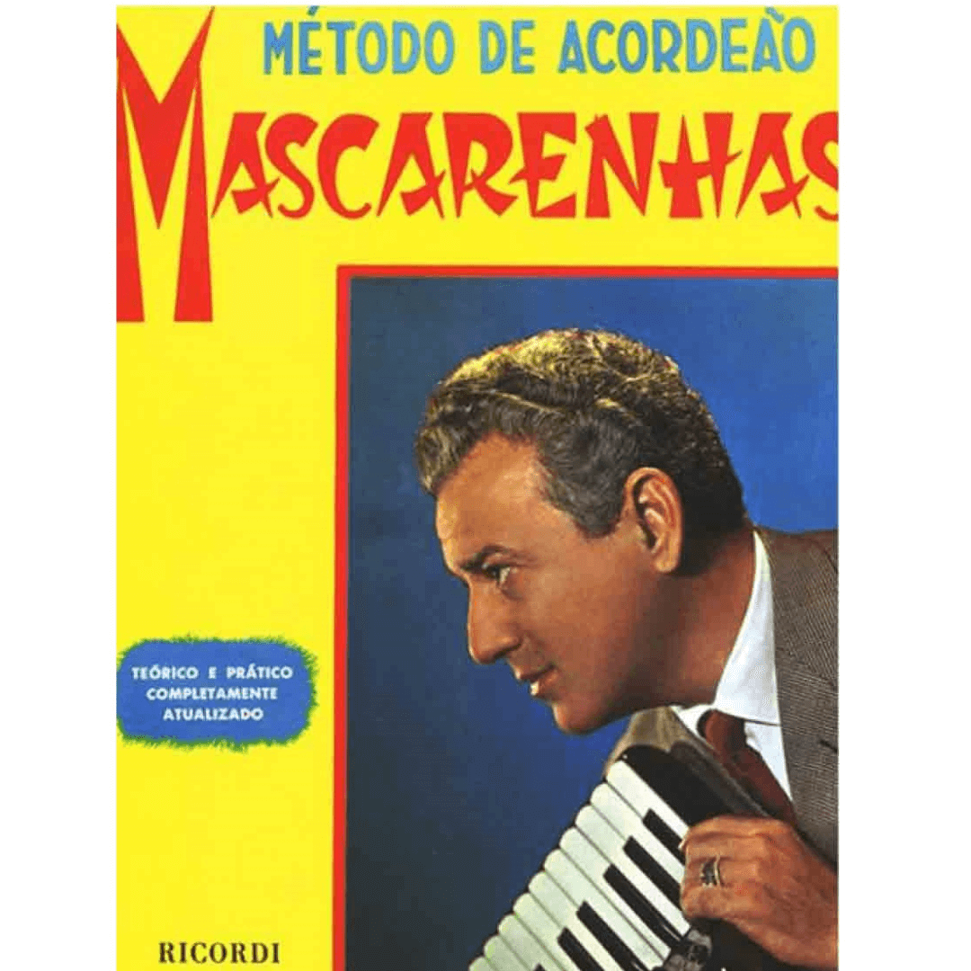 MÉTODO DE ACORDEÃO -acordeon Mário Mascarenhas Teórico e Prático - Atualizado - 53ª Edição RB0050