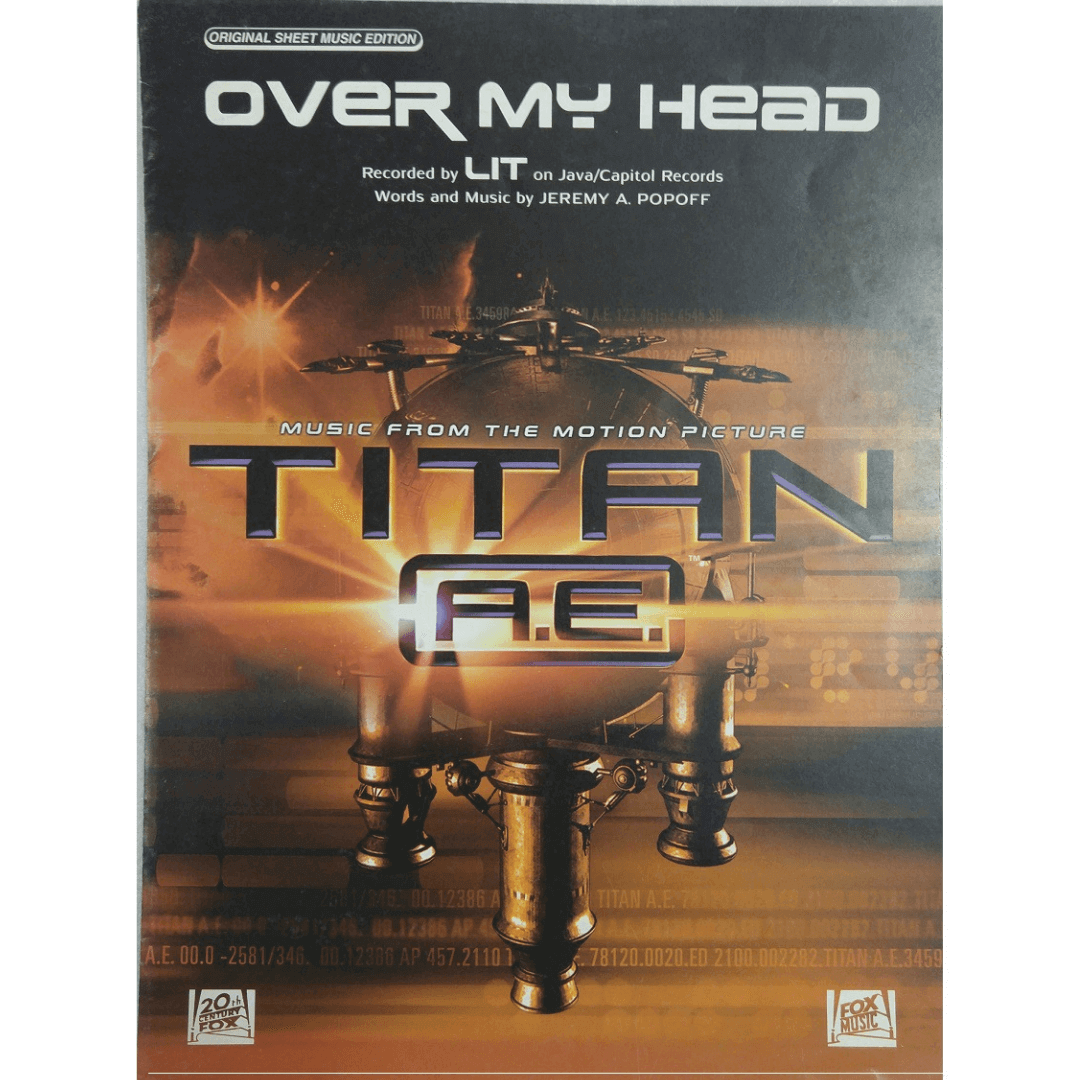 Over My Head Record by LIT on Java/Capitol Records - Titan A.E - PVM00086