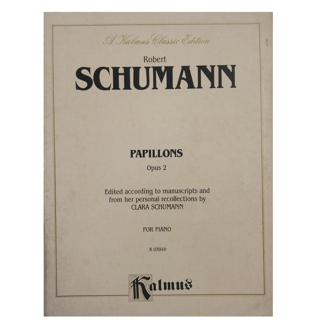 Robert Schumann Papillons Opus 2 for Piano K 03910 Kalmus