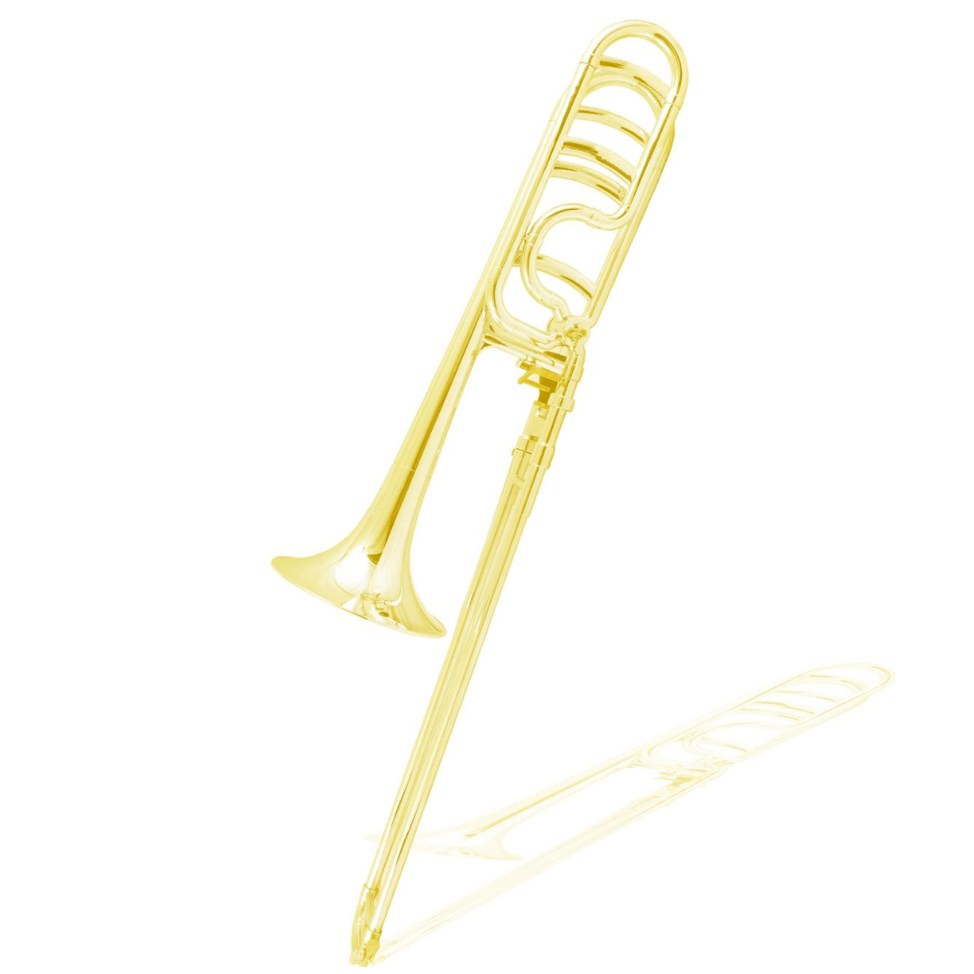 Trombone Tenor Bb/F - (Si bemol/Fá) em ABS ZO ZTB30
