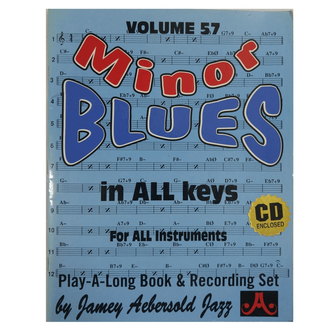 Volume 57 Minor Blues In All Keys, Jamey Aebersold Jazz - Para todos os instrumentos V57DS