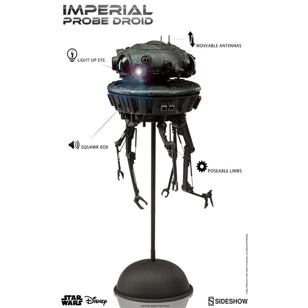 SIDESHOW STAR WARS IMPERIAL PROBE DROID 1/6