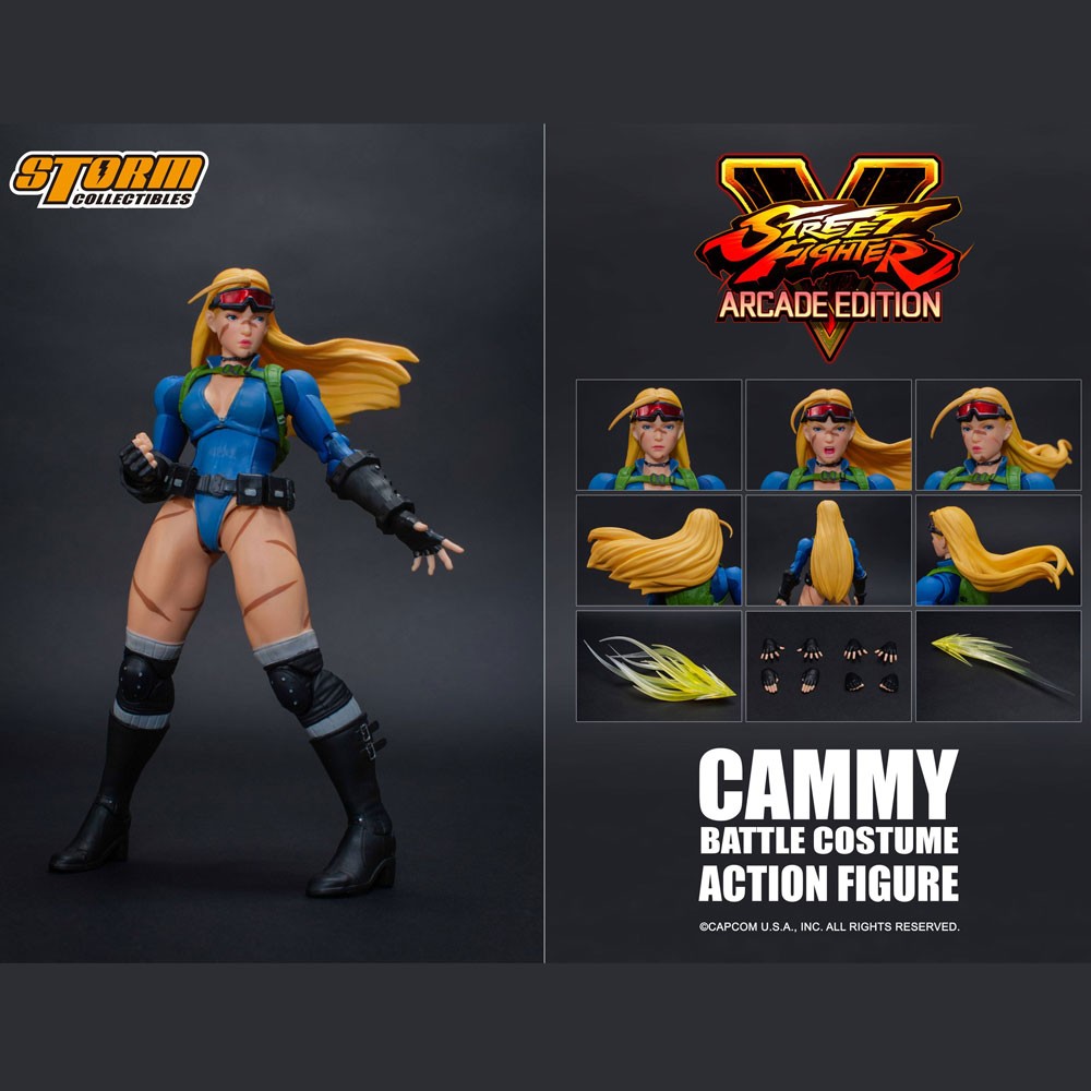 STORM COLLECTIBLES Street Fighter V Arcade Cammy Battle