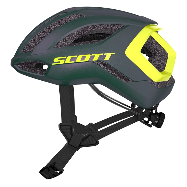 Capacete Scott Centric Plus Verde / Amarelo