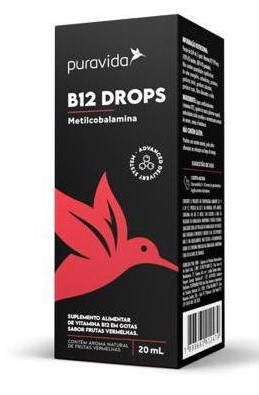 B12 Drops Metilcobalamina (20ml) - Pura Vida