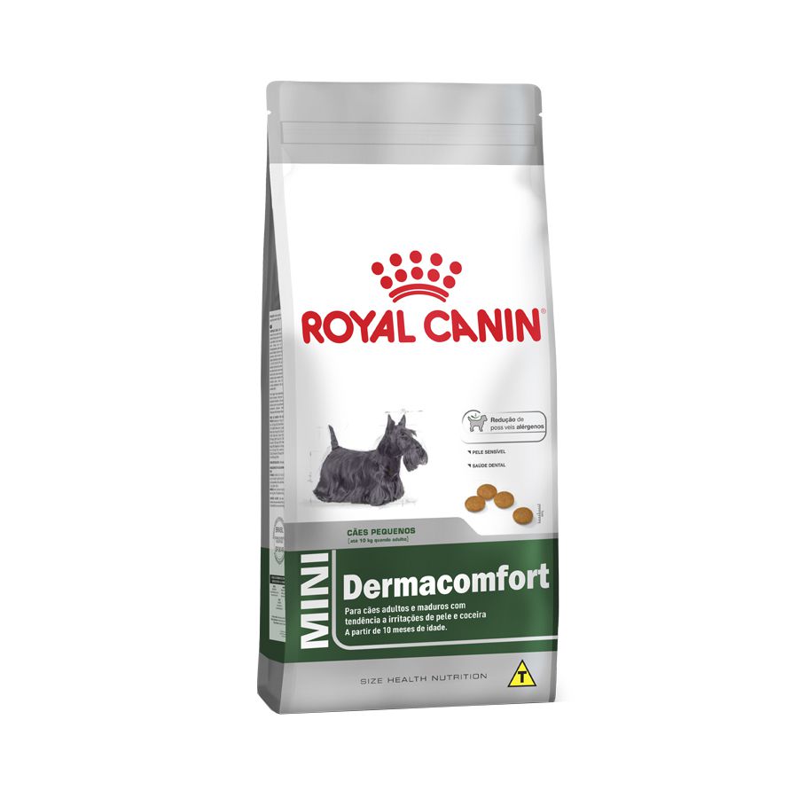 Ração Royal Canin Mini Dermacomfort para Cães Raças Pequenas Adultos e Idosos 2,5 kg