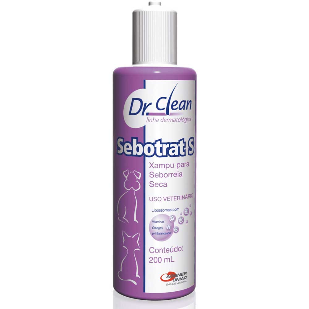 Shampoo Dr Clean Sebotrat S Para Cães E Gatos - 200ml