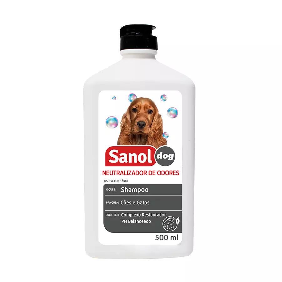 Shampoo Sanol Neutralizador de Odores Cães 500ml