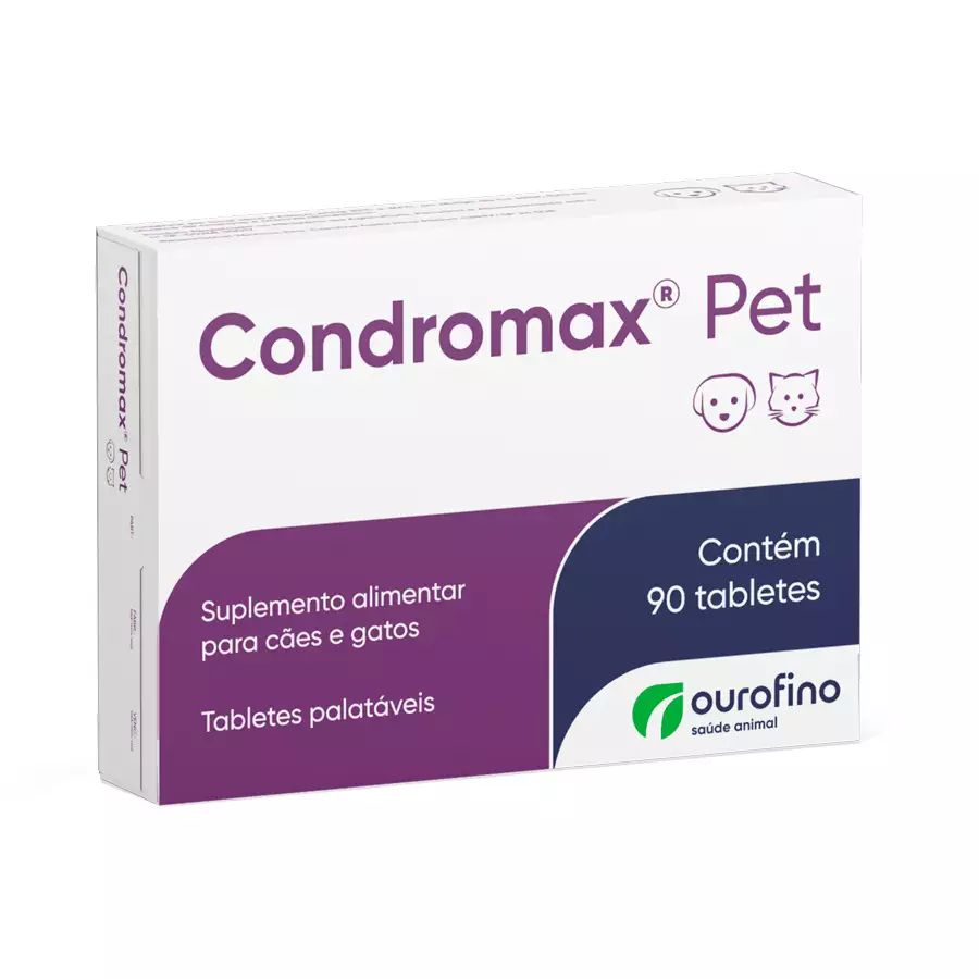Suplemento Condromax Pet Ourofino Cães E Gatos 90 Tabletes